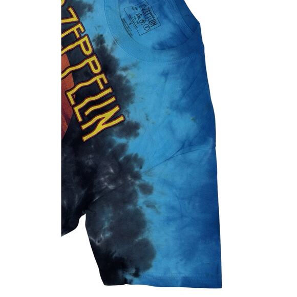 Led Zeppelin Men's Icarus US Tour 1975 T-Shirt Small Tie-Dye Official Licensed - Picture 3 of 6